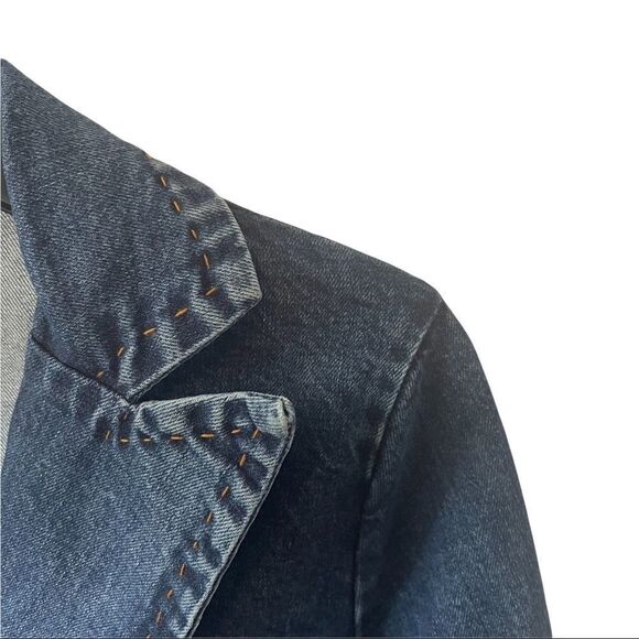 Walter by Walter Baker 3 Button Denim Blazer Size Small - Picture 3 of 6